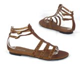 Crocs Garage Shoes - Fuji - Womens Flat Sandal - Brown Size 8 UK