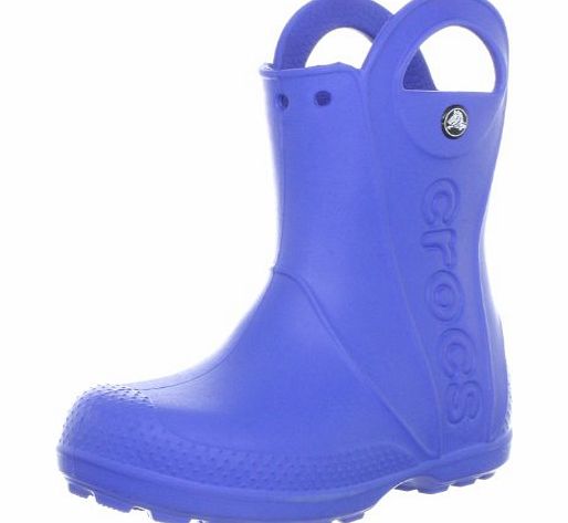 Crocs Kids Handle It Rain Boot Sea Blue Wellingtons 12803-430-111 6 UK Child