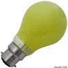 60W Yellow GLS Bulb 240V BC-B22d Pack of 10