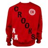 Crooks and Castles Anthem Crew Neck Sweat (Red)