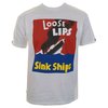 Loose Lips Sink Ships Tee (White)