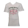 Crooks & Castles Knit V Neck Ganja T-Shirt (White)