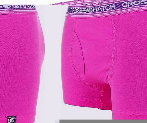 Crosshatch Fireglow Mens Boxer Short Pink L