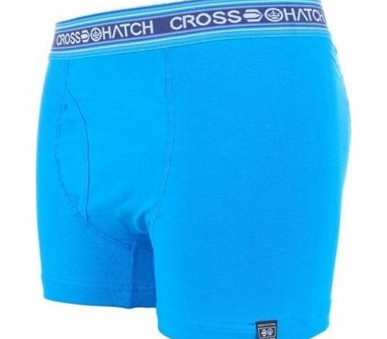 Crosshatch Mens Crosshatch Fireglow Boxer Shorts Pants (Small, Sea Breeze Blue)