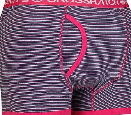 Crosshatch Mens Crosshatch Nano Boxer Shorts Bright Magenta XL