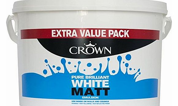 Matt Emulsion Paint 7.5L Pure Brilliant White