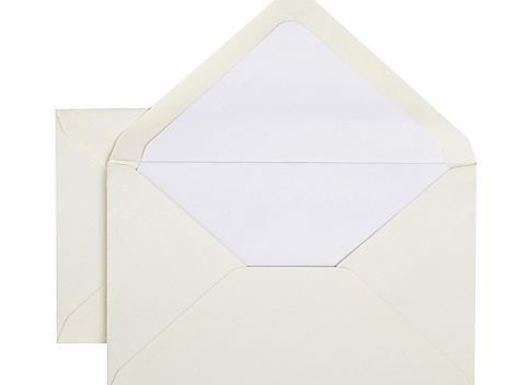 Crown Mill Envelopes, Pack of 25, Cream