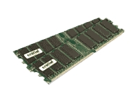CRUCIAL 2x2GB DDR PC3200 CL=3 REGISTERED ECC DDR400 2.6V 256Meg x 72