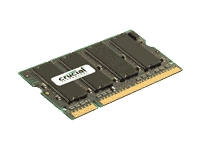 CRUCIAL 512MB 200-PIN SODIMM, DDR PC2700 MEMORY MODULE