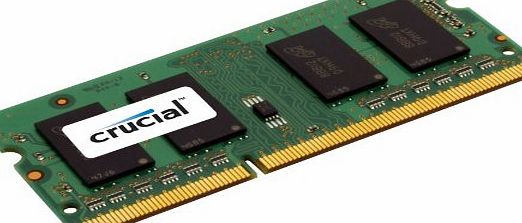 Crucial 8GB DDR3 PC3-10600 SODIMM 204 Pin Memory Module