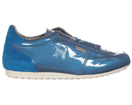 Cruyff Alano Flash Blue Leather Trainers