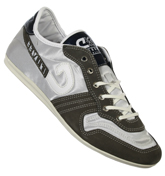 Cruyff Indoor Classic Silver and Charcoal Trainers