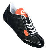 Cruyff Recopa Classic Black/Orange Leather