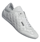Cruyff Recopa Classic White and Silver Leather