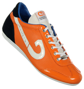 Cruyff Vanenburg Orange Leather Trainers