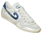 Cruyff Indoor Classic White/Blue Leather Trainers