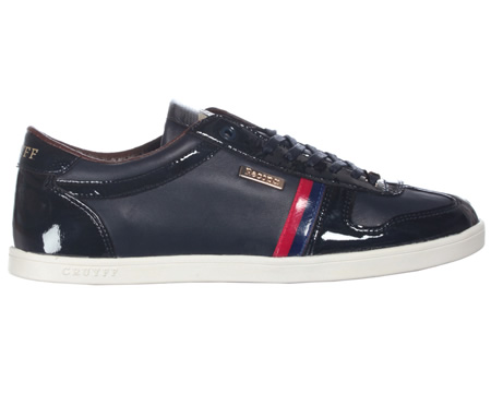 Pep Navy Leather Trainers