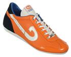 Cruyff Vanenburg (Euro) Orange Leather Trainers