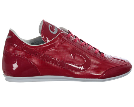 Vanenburg Red Patterned Leather Trainers
