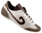 Cruyff Vanenburg White/Brown Leather Trainers
