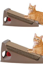 Crystal Clear Omega Paw Everest Ripple Board Cat Scratcher