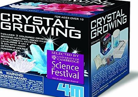 Crystal Growing Kit - Children Teenager Boys Girls - Science Activity Set - Top Selling Christmas Xmas Gift Present Fun Games amp; Toys Idea Age 14 