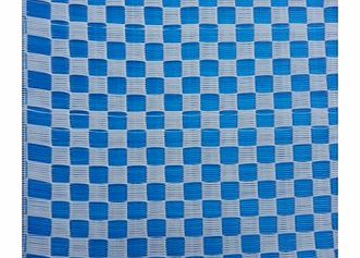 CSAO Plastic mat Vichy - blue and white M