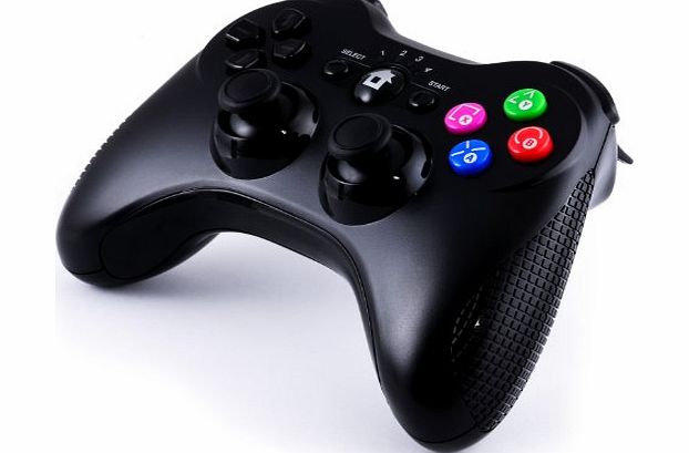 CSL Wireless Gamepad Playstation 3 | PS3 with Dual Vibration - Joypad Controller | Plug amp; Play | black [PlayStation 3]