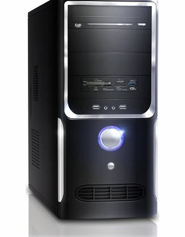 Silent multimedia PC! CSL Sprint 5787u (Quad) - computer-system with AMD A8-6600K CPU 4x 3900 MHz, 1000GB SATA, 16GB DDR3 RAM, ASUS Mainboard, Radeon HD 8570D 2 GB - the ultimate media system for pure