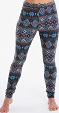 Cuddl Duds, 1297[^]265252 Womens Fleecewear Leggings - Cool Fairisle