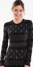 Cuddl Duds, 1297[^]265277 Womens Fleecewear Long Sleeve Crew - Cool Fairisle