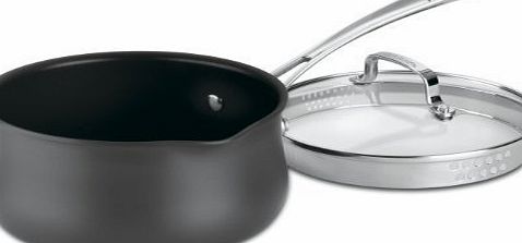 Cuisinart 6419-18P Contour Hard Anodized 2-Quart Pour Saucepan with Cover