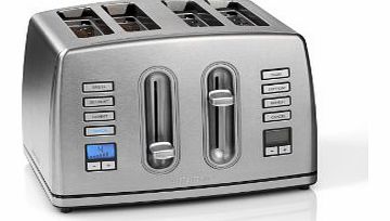 Cuisinart CPT445U 4-Slice Brushed Stainless Steel Digital Toaster