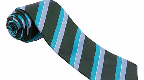 Cults Academy School Unisex Tie, Green/Blue