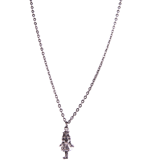 Antique Silver Alice Charm Necklace from Culture