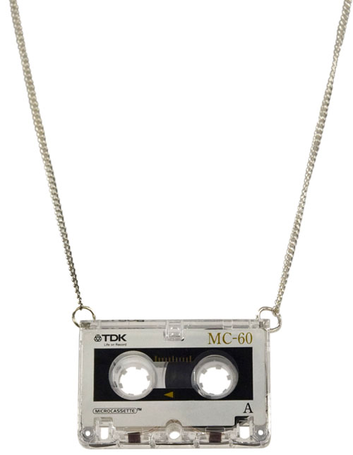 Casette Necklace from Culture Vulture