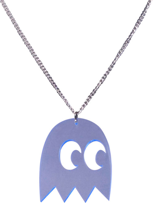 UV 80s Gamer Ghost Necklace from Culture