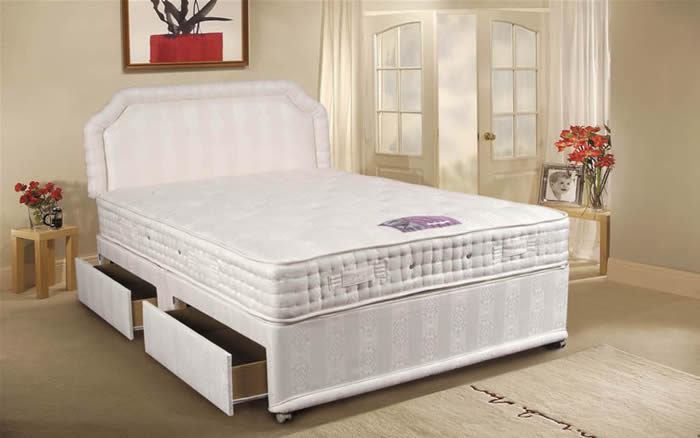 Cumfilux Beds PostureCare 1200 6ft Super Kingsize Divan Bed