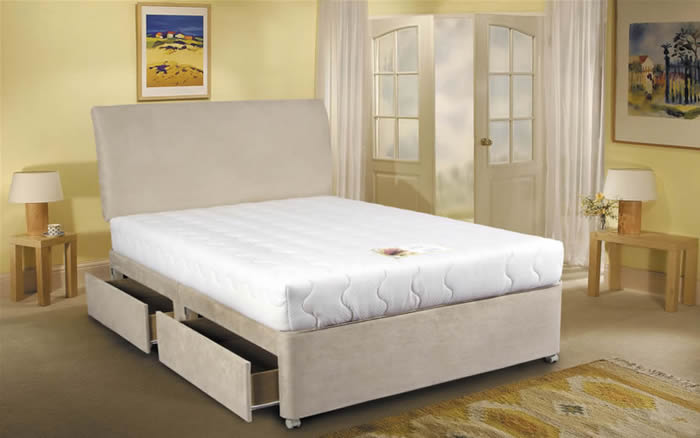 Cumfilux Beds Tranquility Deluxe 6ft Super Kingsize Divan Bed