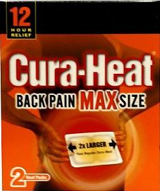 Cura-heat, 2041[^]10086497 Back Pain Max Size - 2 heat packs