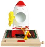Curious George Lights and Sound Rocket Base