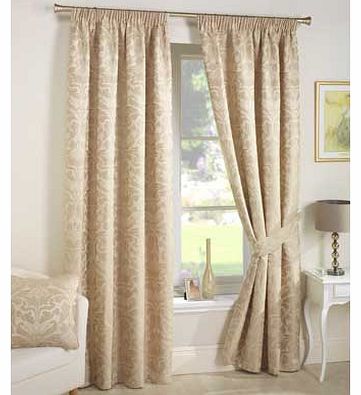 Crompton Lined Curtains 168x229cm - Natural
