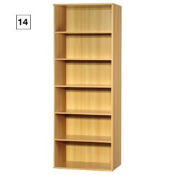 Curve ` Modern Office Furniture Tall Bookcase -
