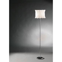 Curve Floor Lamp with White Shade