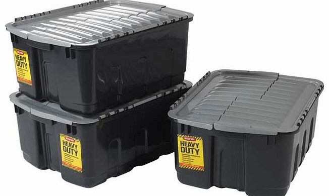 Curver 49 Litre Heavy Duty Tuff Storage Crates -