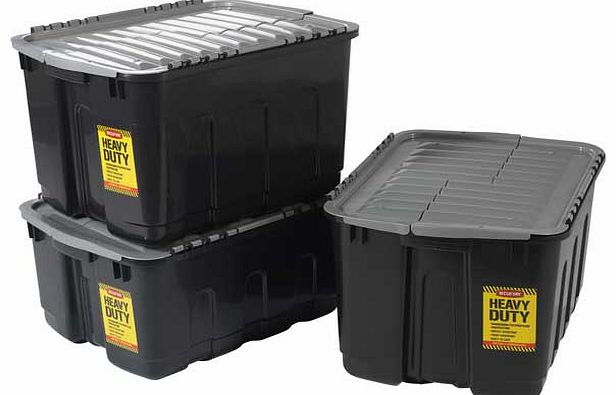 Curver 63 Litre Heavy Duty Tuff Storage Crates -