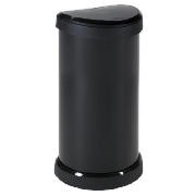 Curver Deco One Touch Bin Black