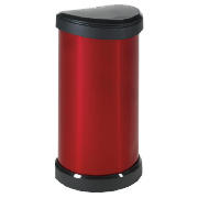 Curver Deco One Touch Bin Red