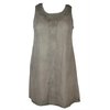 AMELIA EMBROIDERED DRESS IN STEEL GREY