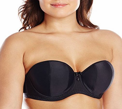 Curvy Kate Womens Luxe Strapless Multiway Everyday Bra, Black, 36E